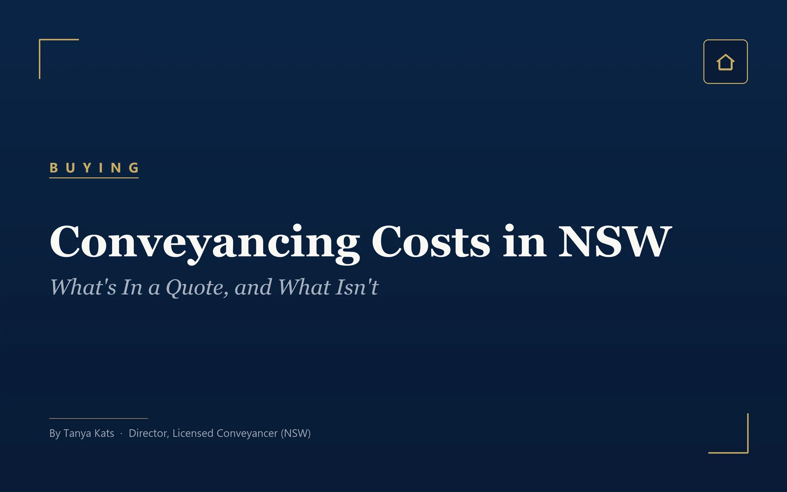 How Much Does Conveyancing Cost in NSW?